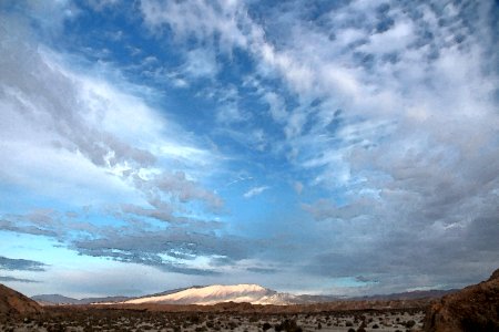 CA - VALLACITO VALLEY CAMPSITE (1-6-2017) anza-borrego state park, san diego co, ca -11 watercolor