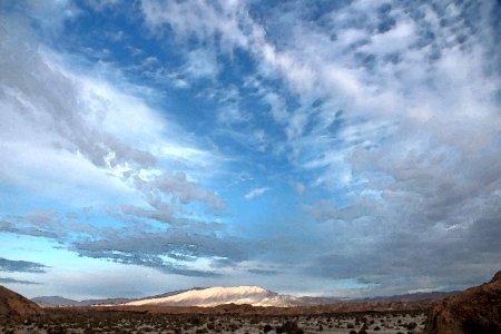 CA - VALLACITO VALLEY CAMPSITE (1-6-2017) anza-borrego state park, san diego co, ca -11 watercolor photo