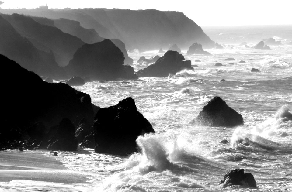 CA 0082a - NORTH COAST ( 12-31-2016) howard landing, westport-union state beach, mendocino co, ca (10b) BW