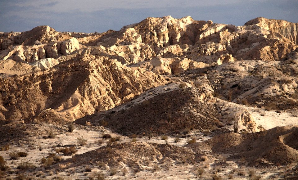 CA - VALLACITO VALLEY CAMPSITE (1-6-2017) anza-borrego state park, san diego co, ca -20 watercolor photo