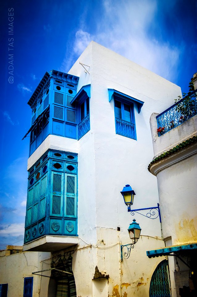 A house in Sidi Bou Saïd, Tunisia.