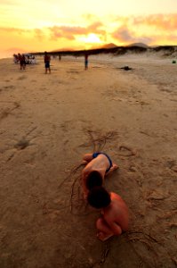 Arte en la playa