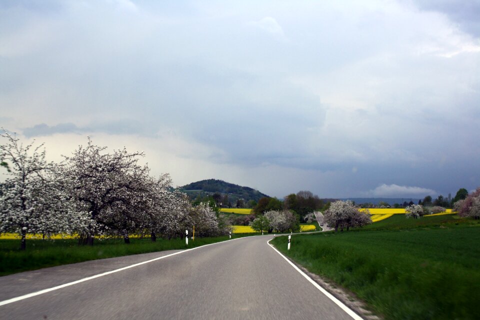 Hegau landscape sky