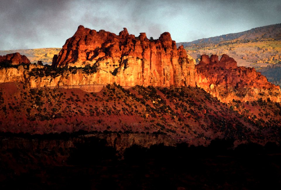 CIRCLE CLIFFS AREA NEAR BOULDER MT, UT