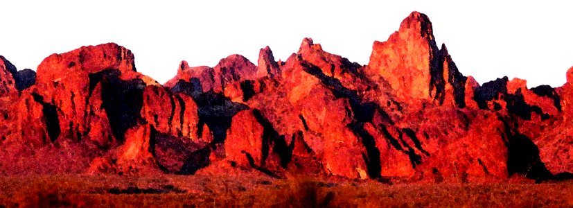 PALM CYN ROAD CAMPSITE, Kofa Game Range, La Paz Co, AZ (3-16-2018) -13 WATECOLOR