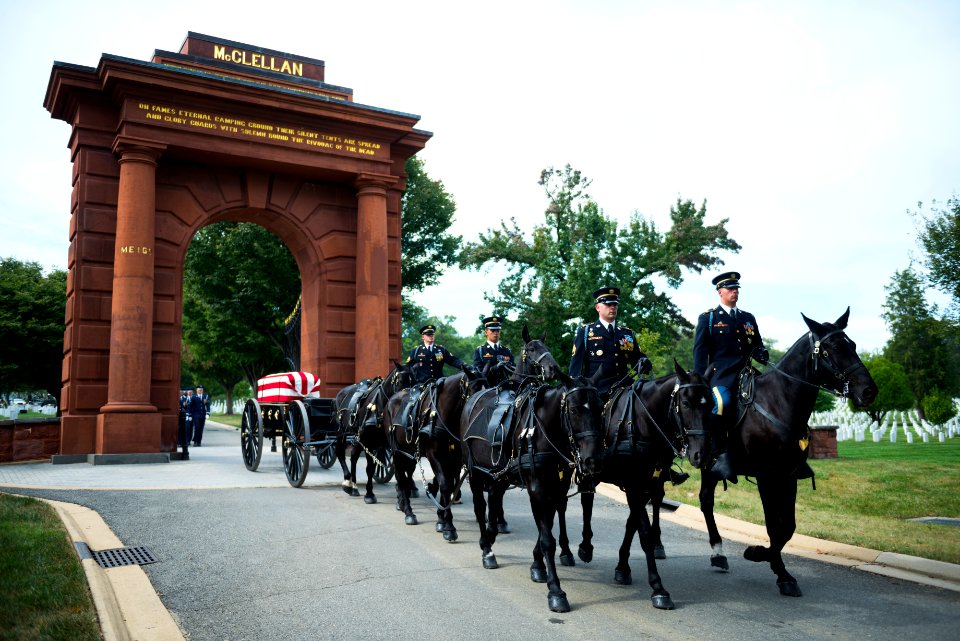 Full Honors Funeral for U.S. Air Force Col. Robert Anderson at Arlington National Cemetery