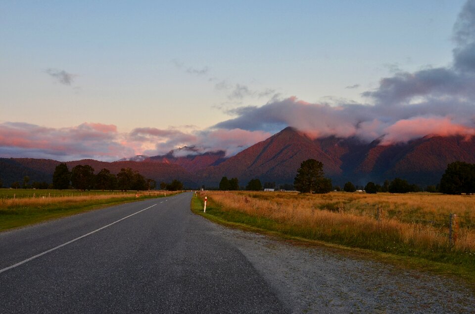 Mountain road cloud