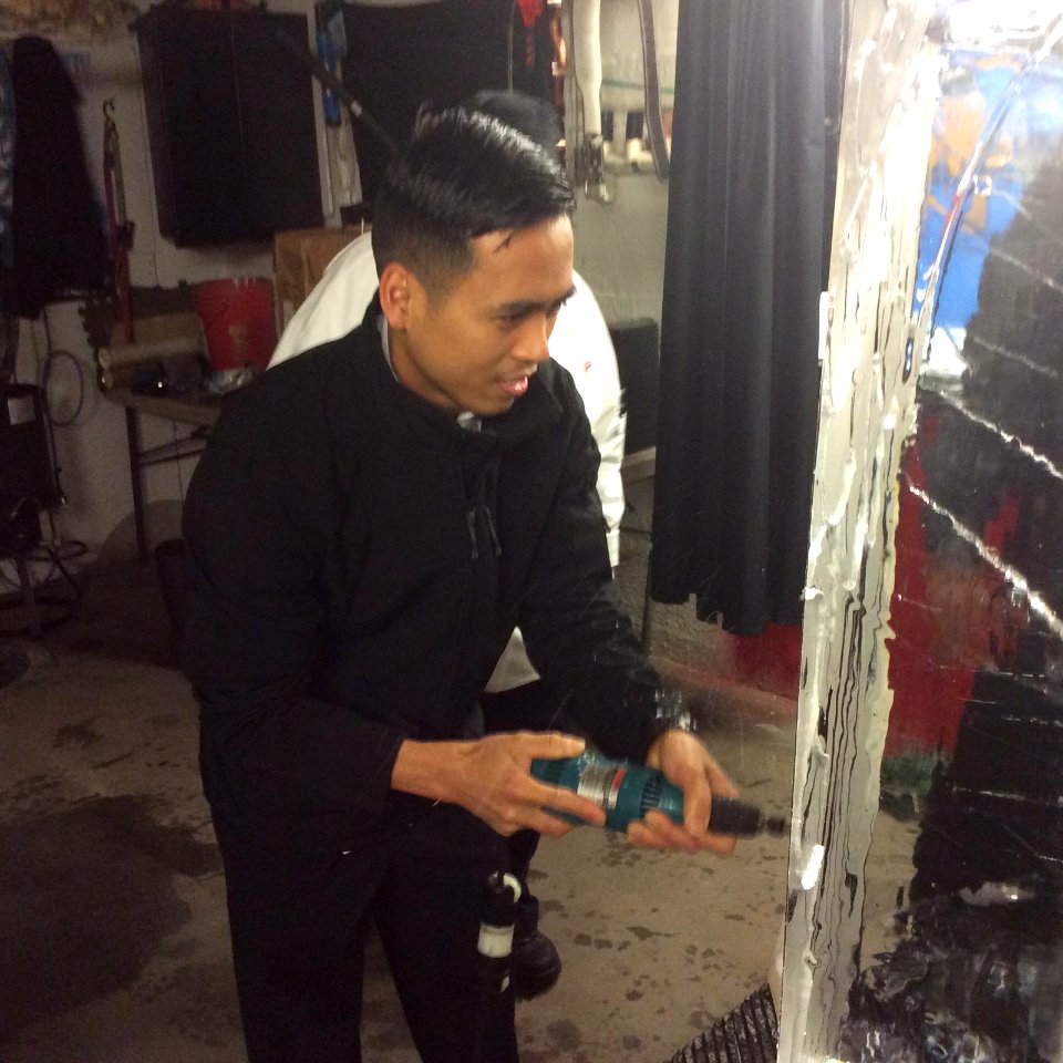 Ice carving!