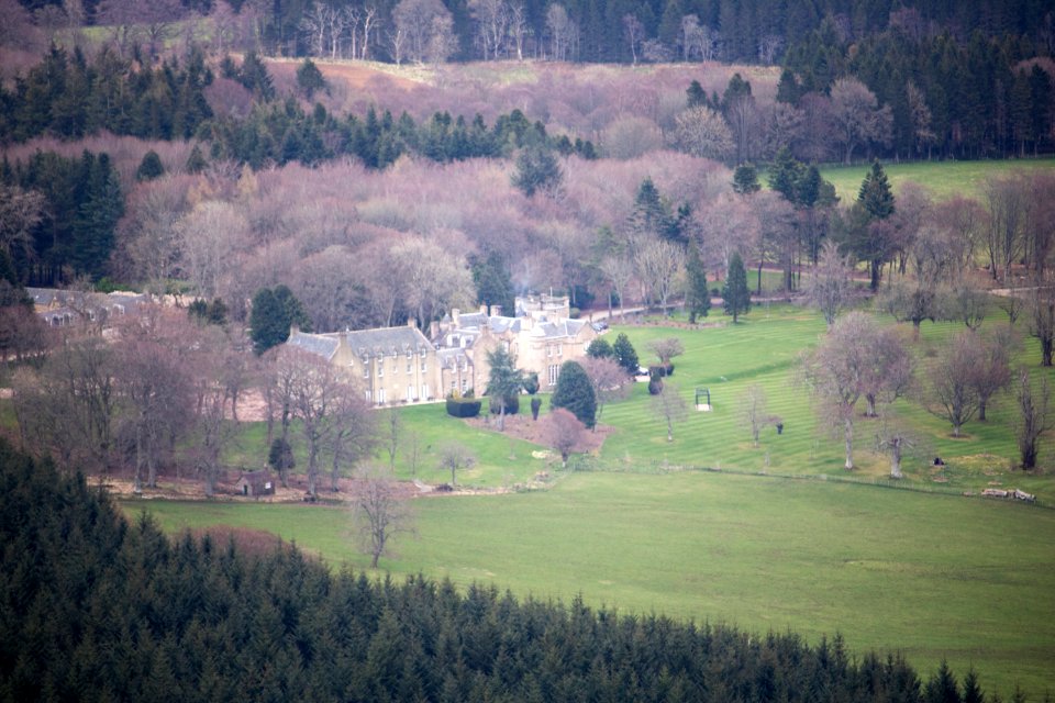 Pitodrie House from Benachie
