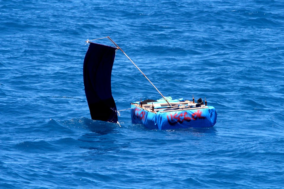 70 - FT JEFFERSON, Garden & Bush Keys, May 2-5, 2014 - refuge boat