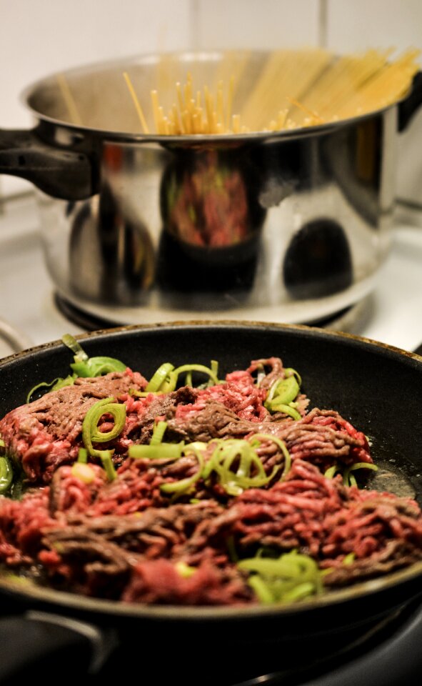 Pasta kitchen meal