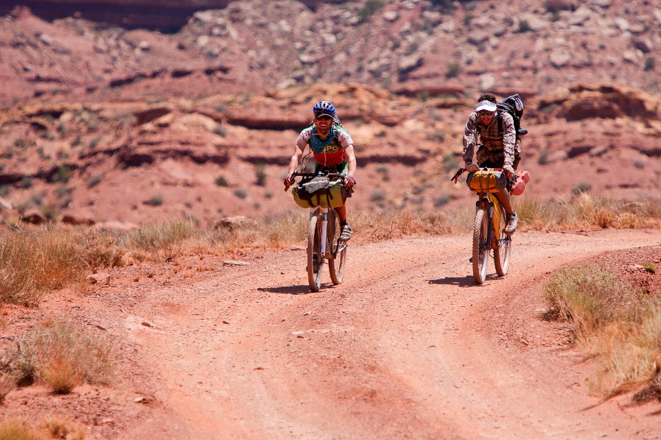 Mountain Biking the White Rim Road.