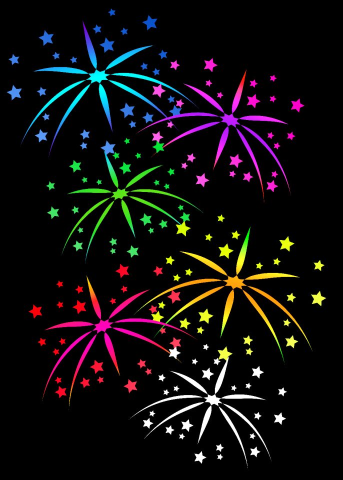 Stars celebration black celebrate