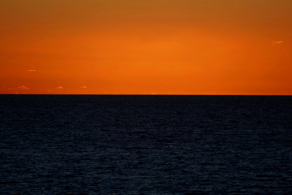 The Brief Sun Blip (Green Flash) - Pass-a-Grille Sunset