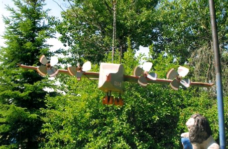 Middle Lake, Saskatchewan -  Airplane Weather Vane