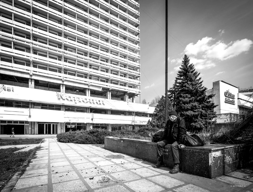 Hotel National (Интурист) 4 Ştefan cel Mare şi Sfânt Bd., Chisinau, Moldova, built in 1968, Arhitect: O.Gorbuntov