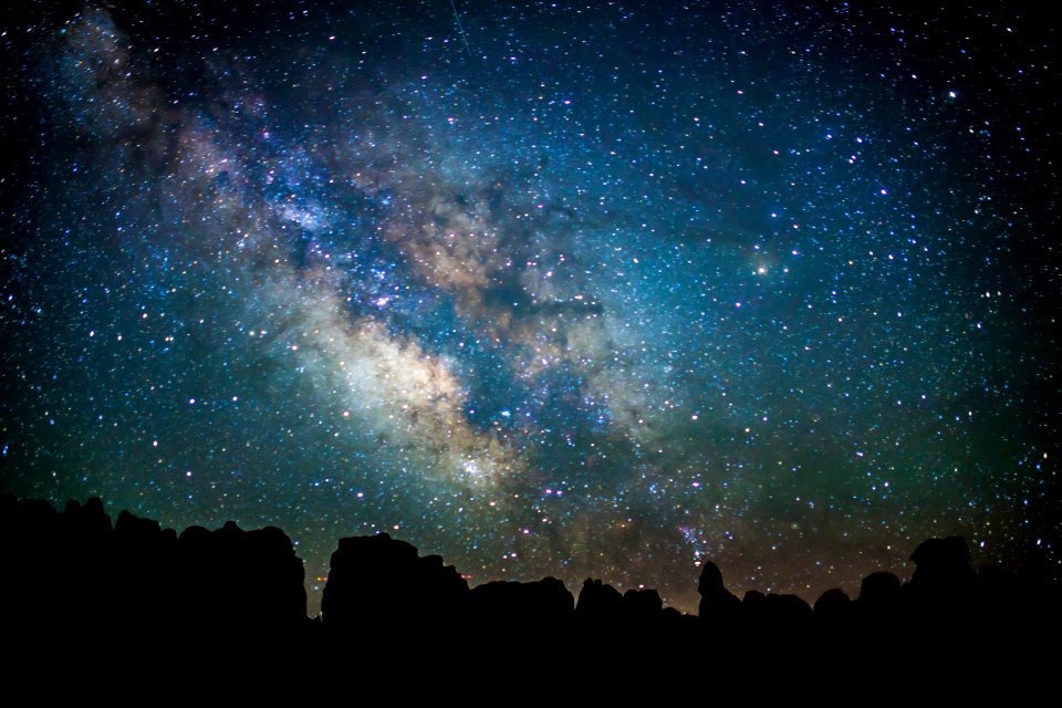 Milky Way over Chesler Park