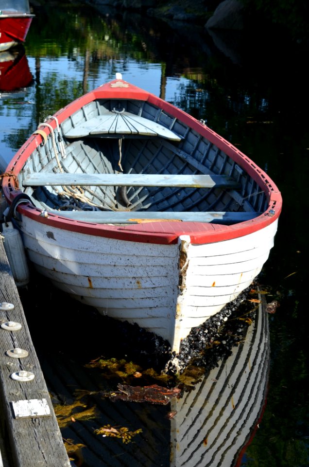 Row boat in Nanaimo Harbour