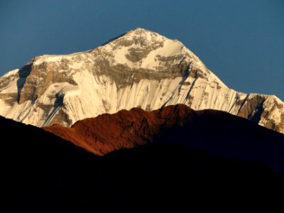 Sunrise view in Ghorepani