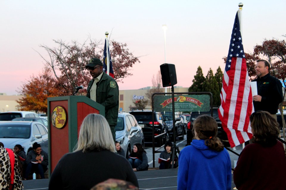 U.S. Capitol Christmas Tree stop in Georgia, November 20, 2019.
