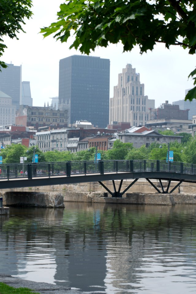 Across the water into old Montreal