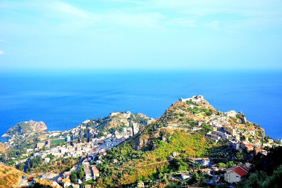 Mountain village town