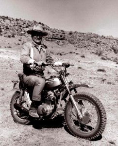 John Wayne, Hona 1970 en el set de Big Jake.