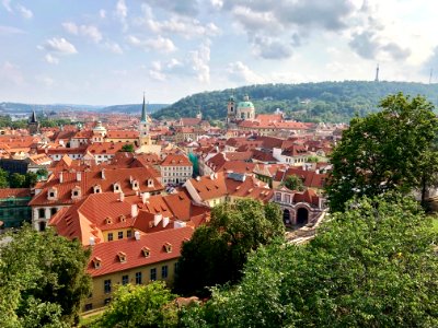 Malá Strana from Staré Zdámecké Schody, Praha, Hlavní Město Praha, Česká Republika photo