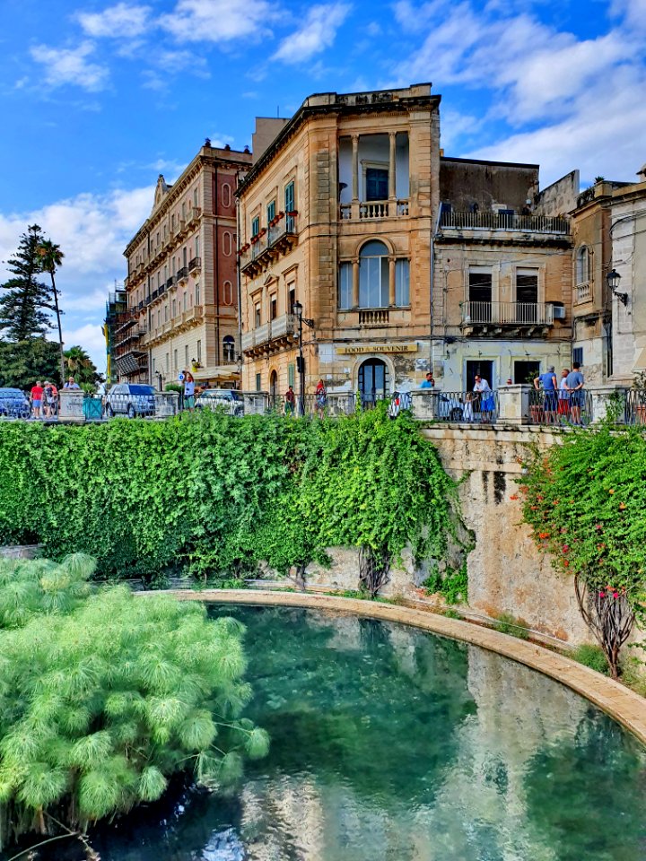 360 Sicile Juillet 2019 - Syracuse, Ortigia, Fonte Aretusa