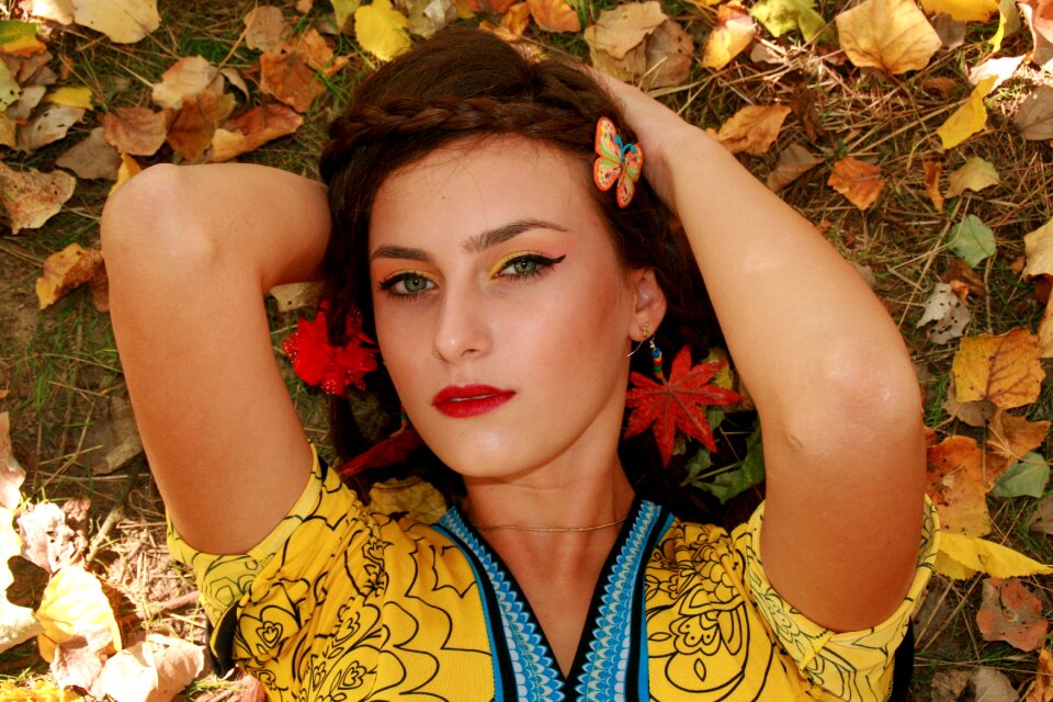 Portrait vegetation beauty