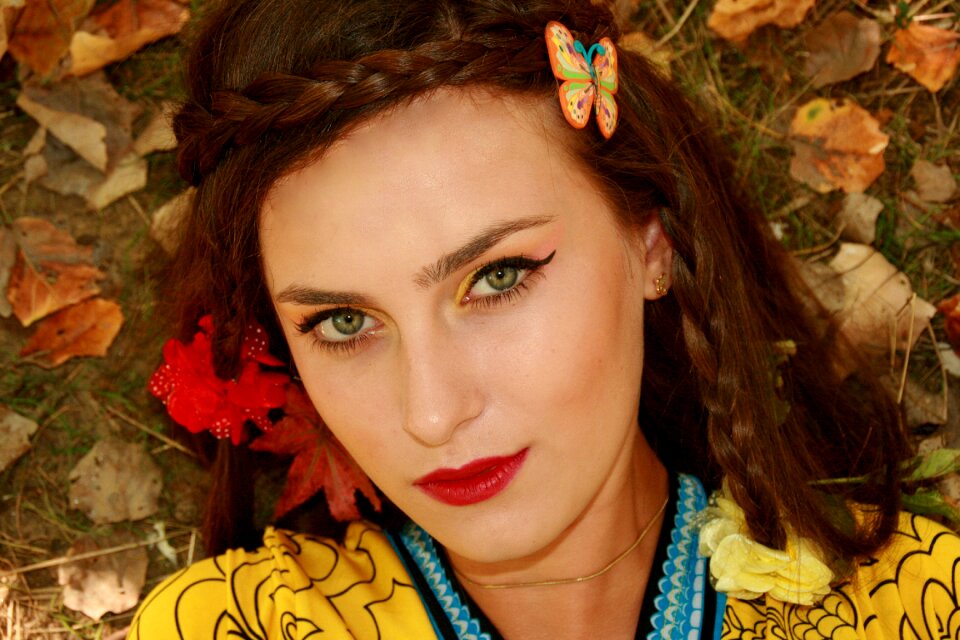 Portrait vegetation beauty