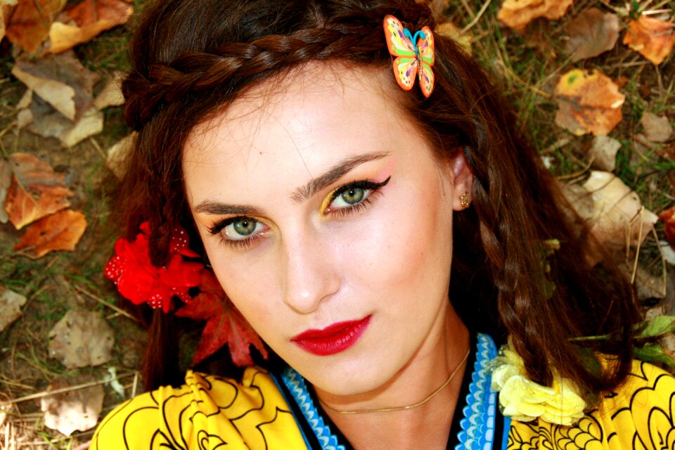 Portrait vegetation beauty