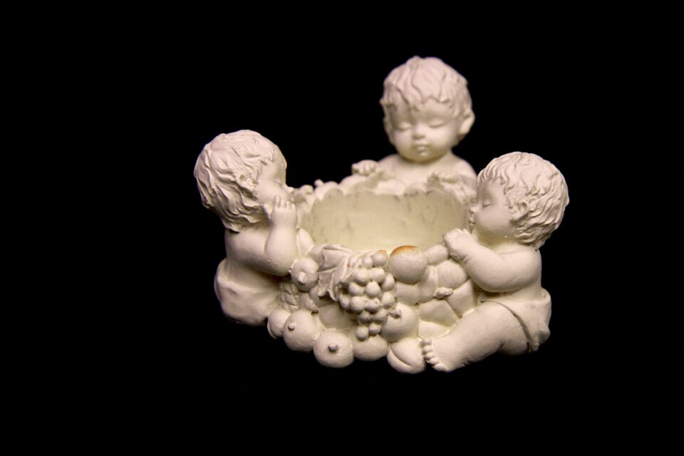 Ceramic figure angel