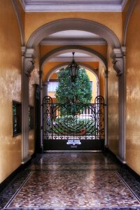 Archway portal entrance