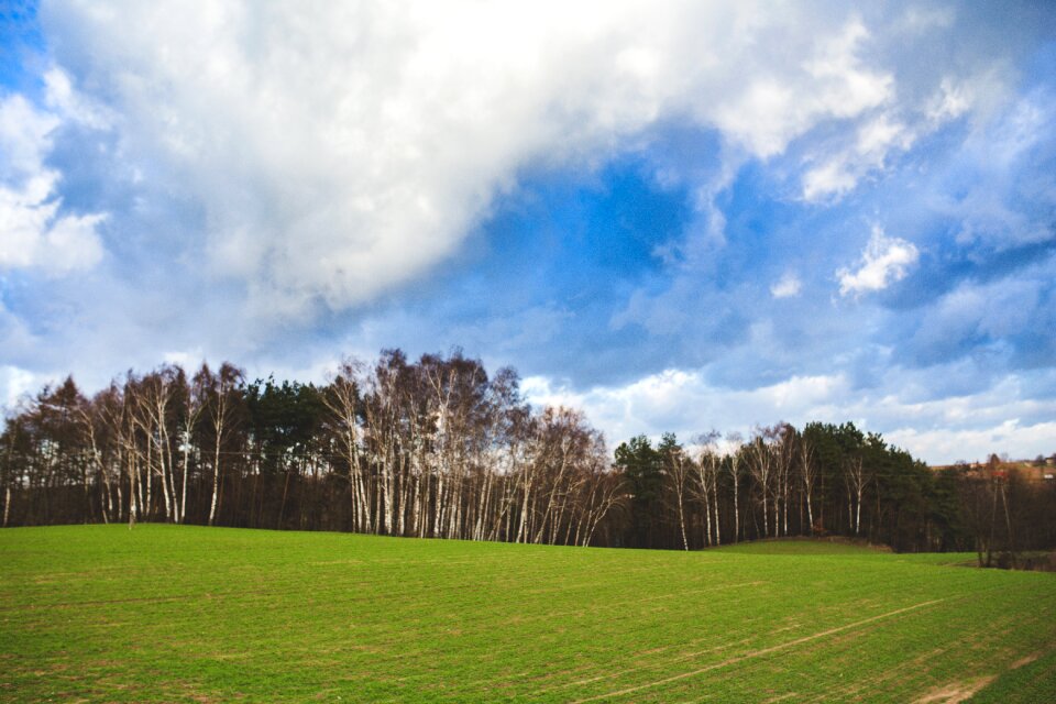 Nature sky blue