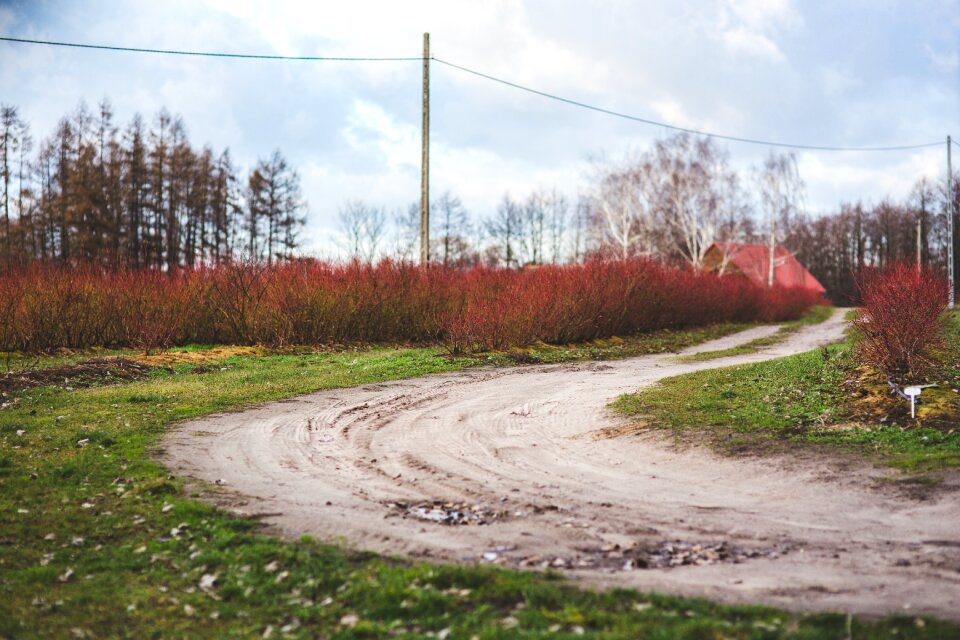 Countryside sand village photo