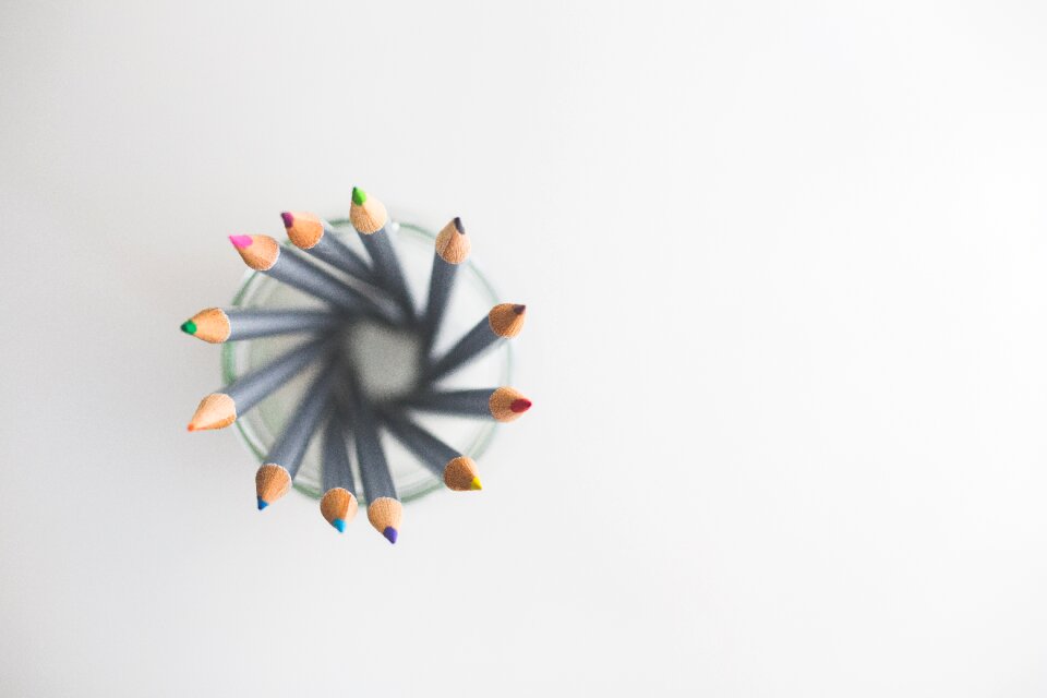 Crayon crayons closeup