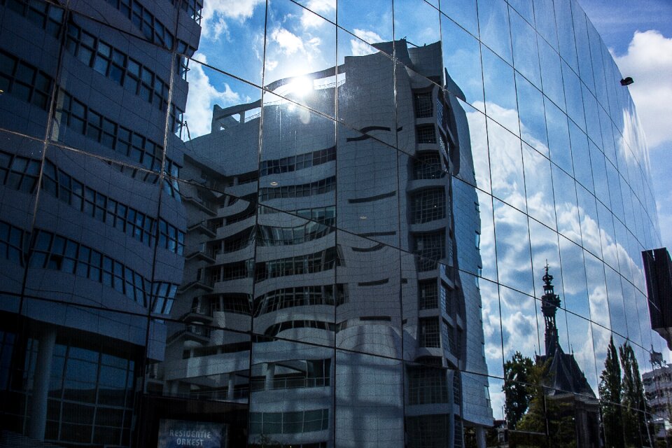 Reflection the hague netherlands