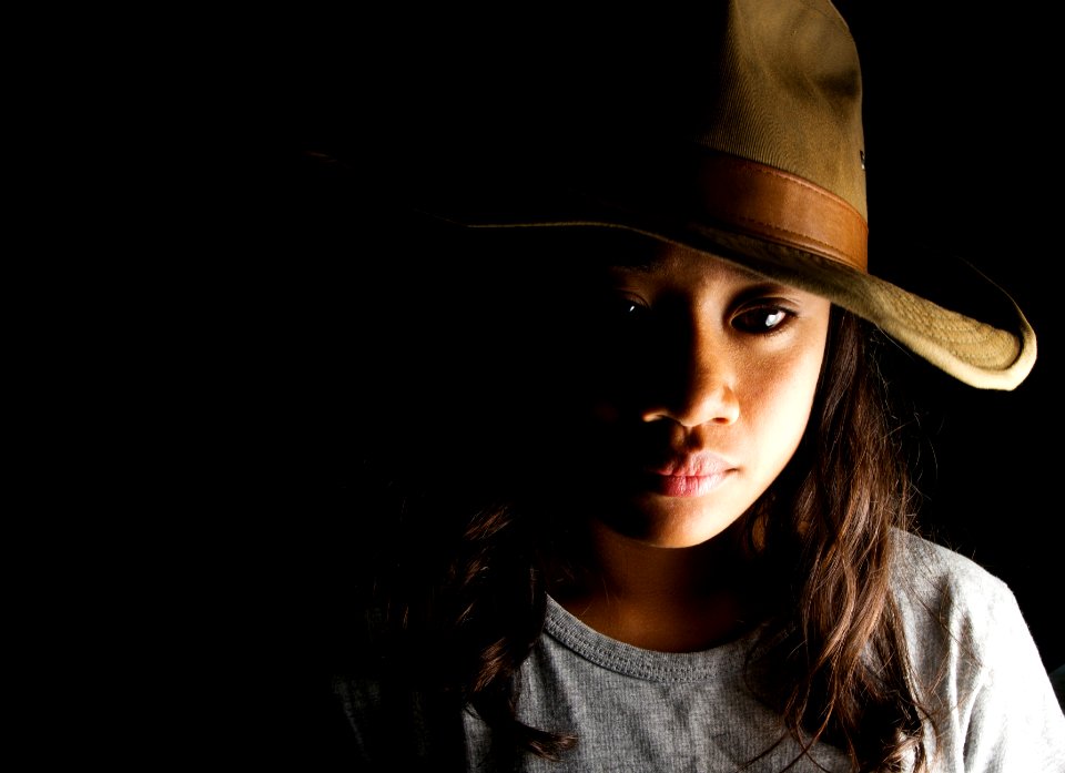 A Girl And Her Hat