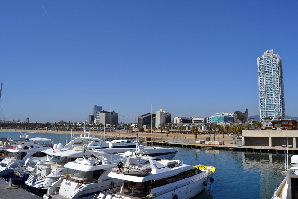 Barcelona port marina