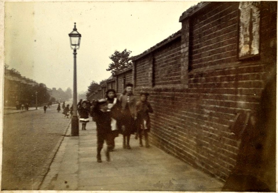 Going to School. Upland Rd.