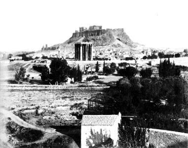 View of the Acropolis from the Ilissos, 1874 photo