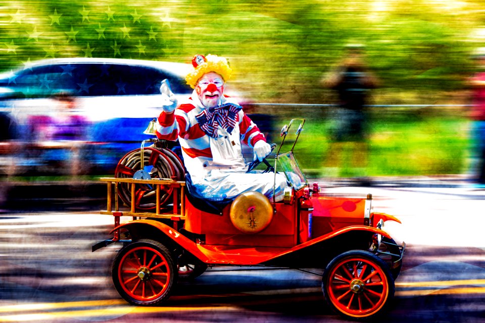 Red, White, and Blue Clown - HSS