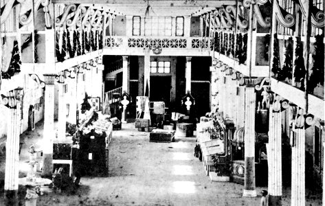Building of the Olympians, interior ca. 1880