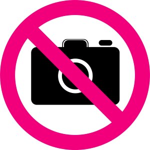 Photo prohibited prohibit photographing defence to photograph photo