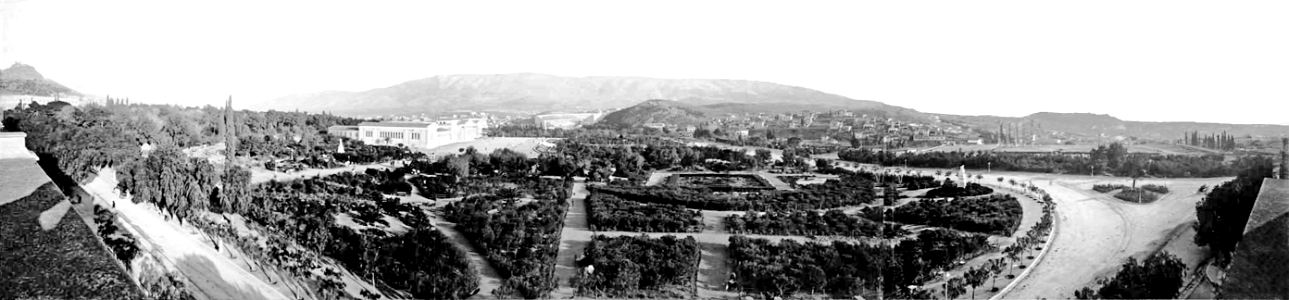 Zappeion + gardens 1900 (Athens)