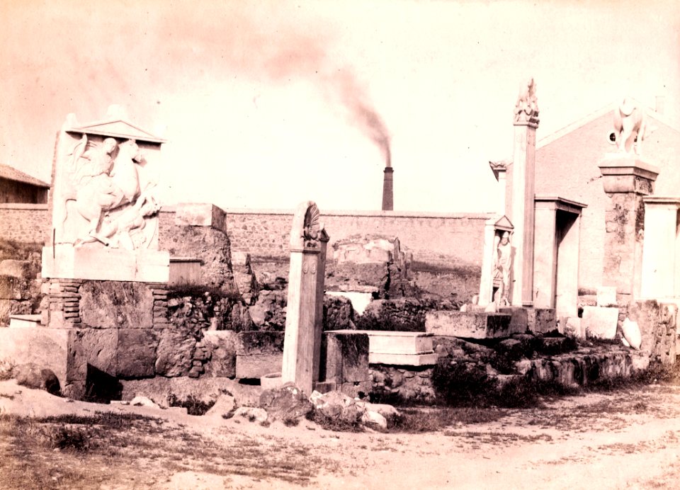 Kerameikos + Gazi chimney ca. 1880