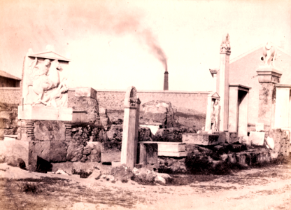 Kerameikos + Gazi chimney ca. 1880 photo