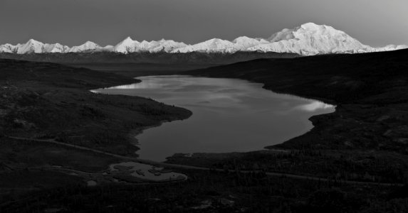 Wonder Lake Shot Panoramic