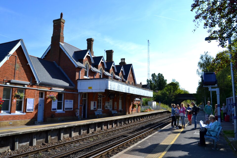 Public means of transport passengers train